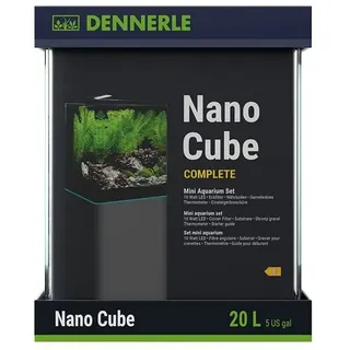 Dennerle Nano Cube Complete, 20 L - Mini Aquarium Komplettset