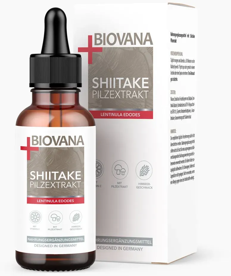 BIOVANA Shiitake - Lentinula Edodes Pilzextrakt