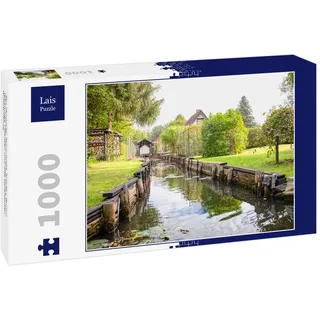 Lais Puzzle Der deutsche Spreewald, Kanäle, Boote, lebendige Pflanzen und alte Holzhäuser, Brandenburg 1000 Teile