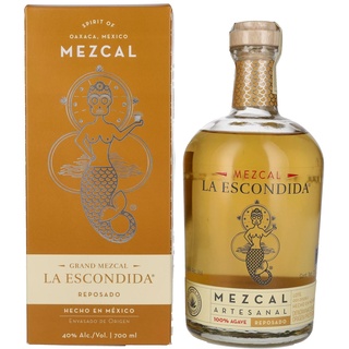 La Escondida Mezcal Artesanal Reposado 40% Vol. 0,7l in Geschenkbox