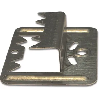 FUCHS Profilholzkralle Nr. 6 extra stark Stahlband-verzinkt für Nut/Feder-Montage