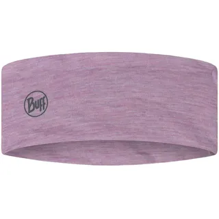 Buff Merino Lightweight Stirnband - solid Pansy