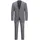 Anzug Light Grey Melange 52