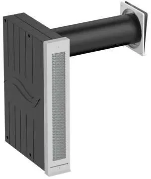 Inventer Fertigstellungsset iV14 MaxAir Corner ? für Ø 162 mm ? Eckenmontage ? l...