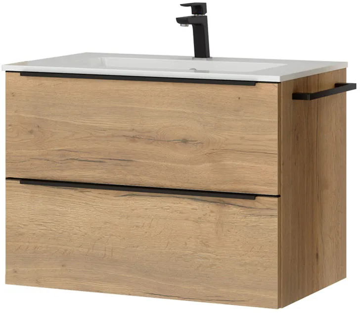 Nobilia City Line Waschtisch mit Unterschrank 81 cm
