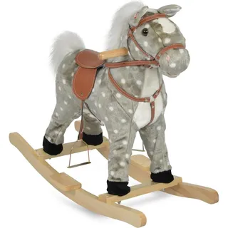 Moni Plüsch Schaukelpferd Spotty