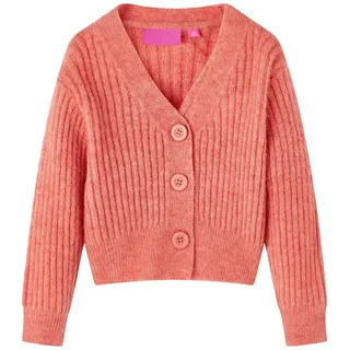 vidaXL Kinder-Strickjacke Mittelrosa 104