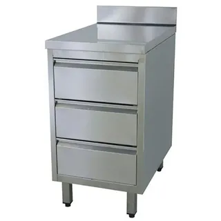 Vaiotec EASYLINE Schubladenschrank mit 3 Schubladen inkl. Aufkantung, 400 x 600 mm