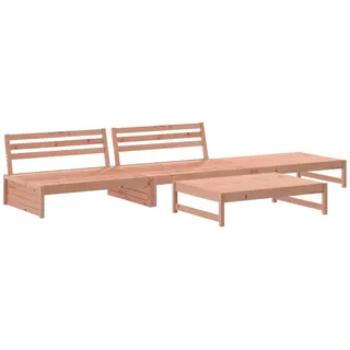 vidaXL 4-tlg Garten-Lounge-Set Massivholz Douglasie Modell 4