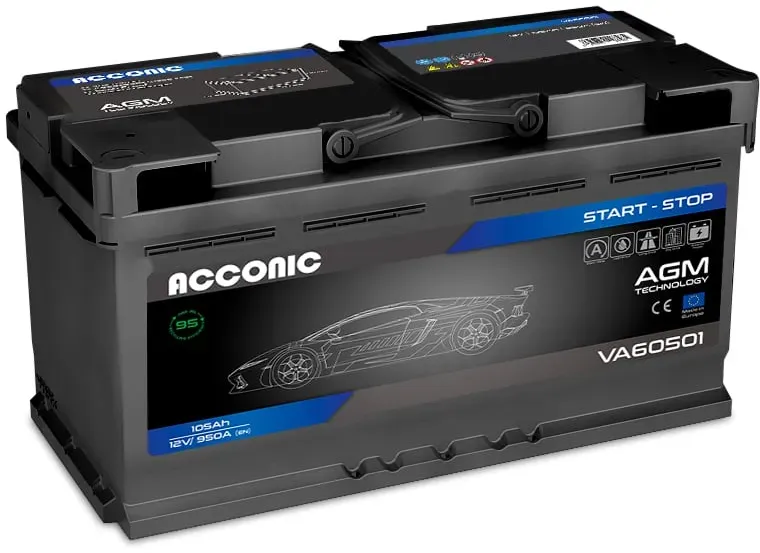 ACCONIC VA60501 START-STOP AGM 105Ah Autobatterie 605 901 095