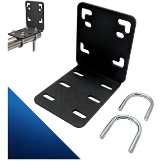 Balkonfächerhalter Adapter für Balkongeländer Rund Balkonfächer bis 160cmx160cm Befestigung/Halter/Adapter am Geländer Ohne Bohren!