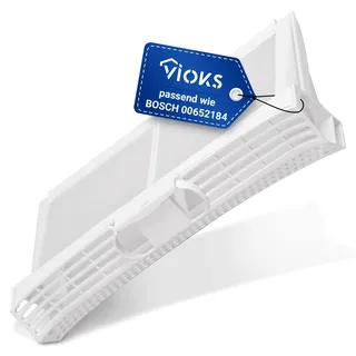 VIOKS Flusensieb für Trockner Ersatz für Bosch Flusensieb 00652184 652184 Quelle 01000435 / Flusenfilter Wäschetrockner Maxx 6/7 sensitive Avantix Logixx iQ500 iQ300 extraKlasse