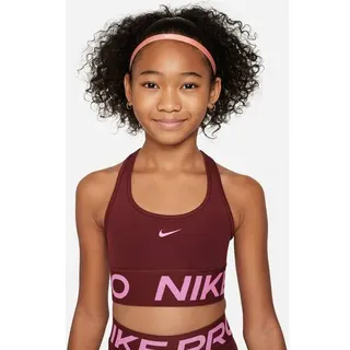 NIKE Damen BH G NK DF SWOOSH PRO BRA, DARK TEAM RED/PLAYFUL PINK, XL