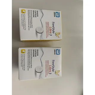Freestyle Libre 3 Sensor 2 Stück Blutzucker Messgerät bloodsugar diabetes two pieces