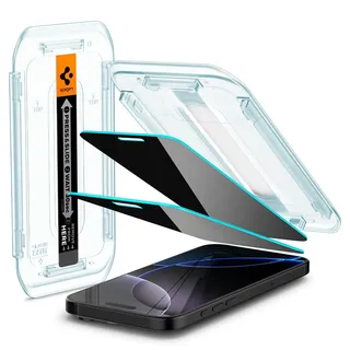 SPIGEN Glass tR EZ Fit (Privacy) 2 Pack Transparency iPhone 16 Pro Max