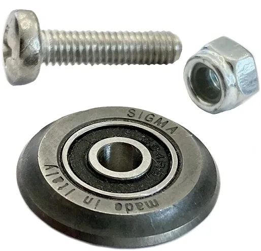 Sigma Ersatzrädchen MAX / Ø 19 mm kugelgelagert inkl. Achse (Art. 014MX) |