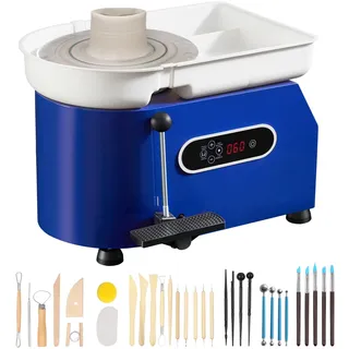 Vevor Töpferscheibe Keramik Rad Maschine 28 cm 450 W mit Pedal