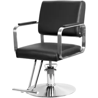 Haibinsuo Höhenverstellbarer Friseurstuhl, Stylistenstühle mit robuster Hydraulikpumpe, um 360 Grad drehbar, für Friseursalons, Friseure, Frauen und Männer, maximale Traglast 150 kg