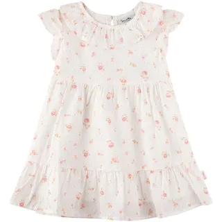 Sanetta Fiftyseven Webkleid Flügelarm Rüschenkragen Blumen, natur, 80