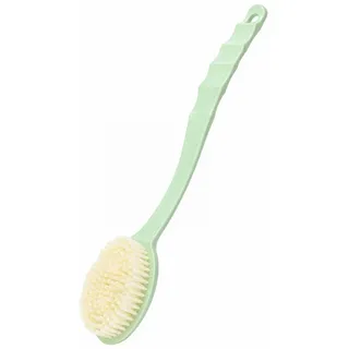 Poo4kark Pet Langstiel-Badebürste mit Badekugel-Badebürste Weiche Haar-Massage-Badebürste Peeling-Badebürste (B, One Size)