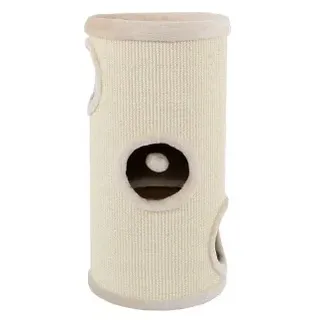 LIONTO 70cm Kratztonne mit Sisal beige