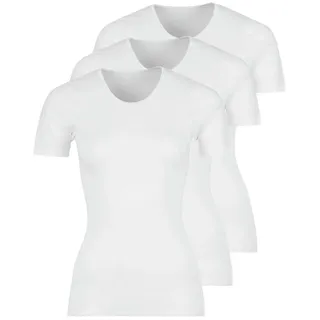 SCHÖLLER Baumwolle Shirt 1/4 Arm 3er Pack | 38 | Weiss (SC-0060)