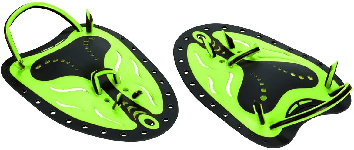 AQUAFEEL Handpaddles Neon Grün - S