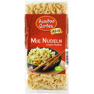 Bamboo Garden - Mie Nudeln | Instant-Nudeln für die asiatische Küche | Ideal für gebratene Nudeln oder Suppen | Vegan | 250 g im Beutel