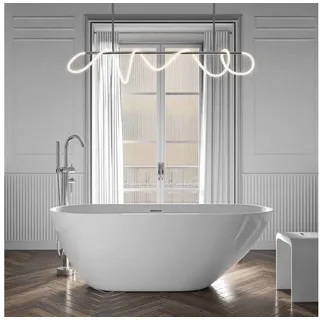 Bernstein Freistehende Badewanne ROMA 2.0 Weiß glänzend