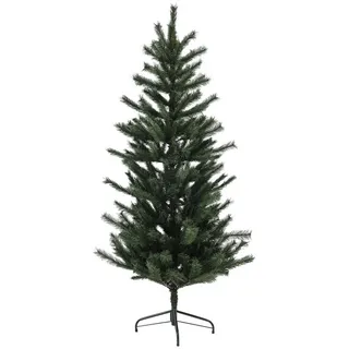 Homcom Künstlicher Weihnachtsbaum, 180 cm Christbaum mit 467 Spitzen, flammenhemmend, klappbar Stahlständer, für Weihnachten Deko, Grün