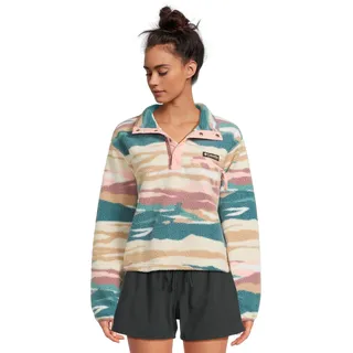 Columbia Helvetia II Printed Cropped Half Snap River Blue Rogue Valley XL