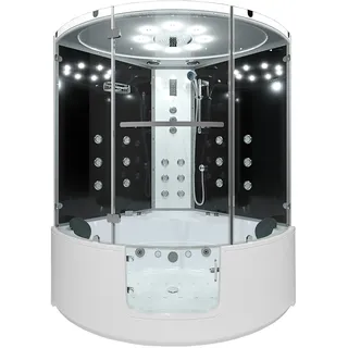 AcquaVapore Whirlpool Dusche Duschkabine K60-SW-TH 140x140cm OHNE Zusatzoptionen