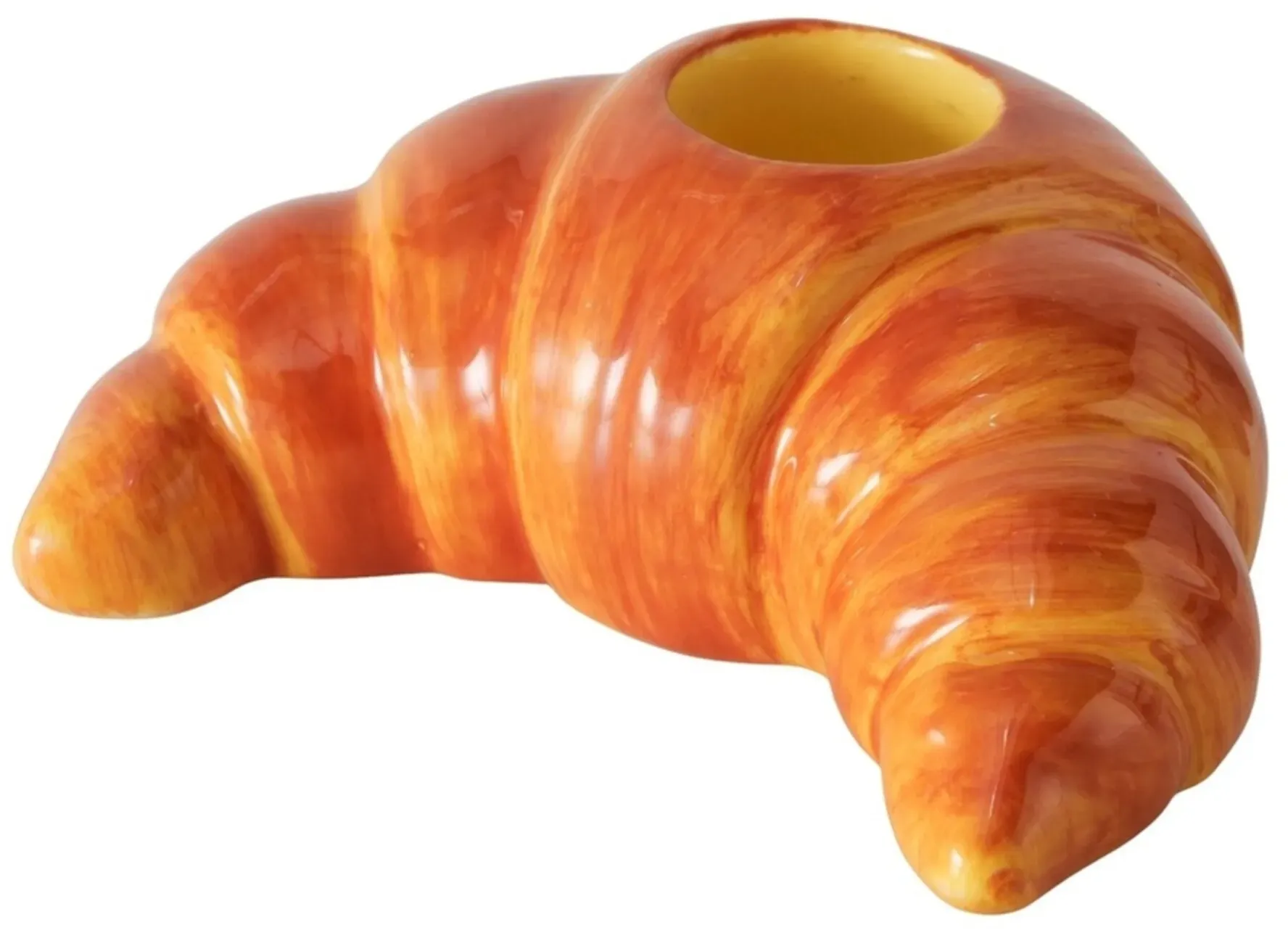 Boltze Kerzenleuchter Croissant, 8,5 x 7 x 3,5 cm, braun