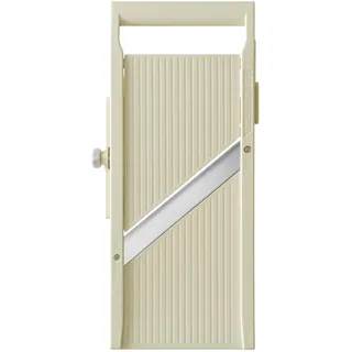 HENDI Japanische Mandoline, Shōgun, mit eingebaute Klinge, Fingerschutz, zum Schneiden hauchdünner Scheiben, Gemüsehobel, Gemüsereibe, Küchenhobel, 380x180x(H)45mm,