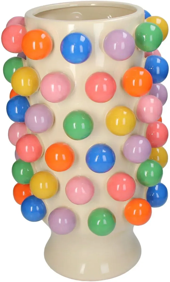 Buntes Pflanzgefäß Balls Ø 24,5 x H 40cm
