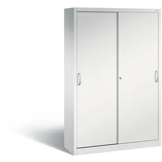 C+P CP Schiebetürenschrank C 2000 Acurado, 2040-00 S10165 lichtgrau 4 Fachböden 120,0 x 40,0 x 195,0 cm