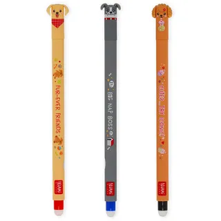 Legami Löschbarer Gelstift Set Fur-Ever Friends 3 St.