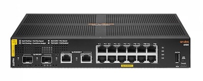 HPE Aruba 6000 12G Class4 PoE 2G/2SFP 139W Switch managed