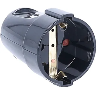as - Schwabe AS Schwabe 45012 Schutzkontaktkupplung Kunststoff 230V Schwarz