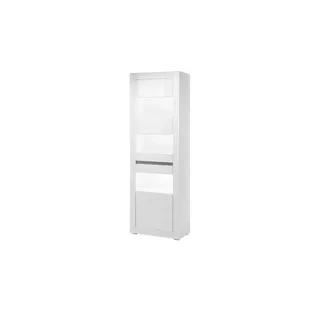 __ Vitrine Carat ¦ weiß ¦ Maße (cm): B: 66 H: 198 T: 35.0