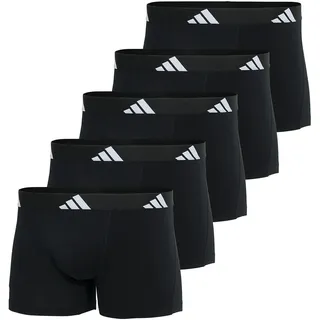 adidas Trunks Active Flex Cotton schwarz/weiß S 5er Pack