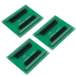 Binghe ESP32 Breakout Board, ESP32 Erweiterungsplatine GPIO 1 in 2 für 38PIN Version ESP32 Mainboards Entwicklungs-Board Pin-Abstand 22.5mm Kompatibel mit Arduino ESP32 CP2102(3 Stück)