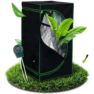Melko Growbox 120 x 120 x 200 cm Schwarz