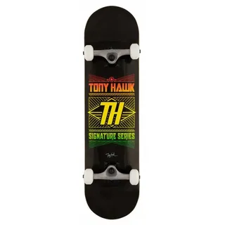 Tony Hawk SS180 Skateboard Stacked Logo 8.0 schwarz|bunt|orange 8"