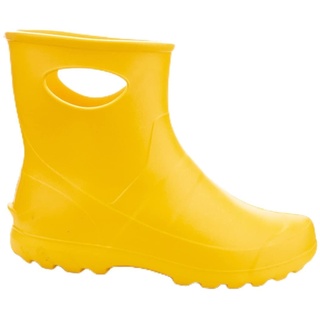 LEMIGO Unisex Sehr Leichte Garten Regenstiefel aus EVA Damen Herren Gummistiefel 36-47 EU (Gelb, 38) - 38 EU