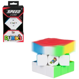 Rubik's - Speed Cube 3x3, original Ultra-leichtgängiger Zauberwürfel mit Magneten, hochwertige Verarbeitung für Einsteiger und Speedcubing-Profis, ab 8 Jahren