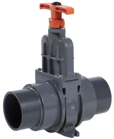 KSB Absperrschieber PVC DN 200, PN 1, mit Anschlussstutzen