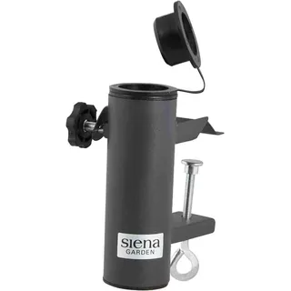 Siena Garden Schirmhalter für Balkon-Geländer Sonnenschirmhalter Balkonklammer Schirmständer