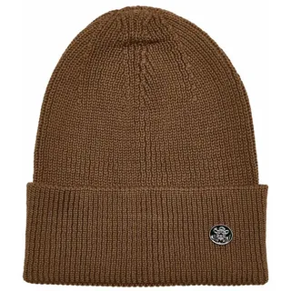 Tazzio Beanie Mütze Strickmütze für Damen & Herren Wintermütze A500 zeitlose Strickdesign, unisex braun