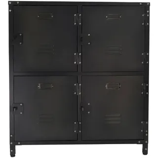 Rikta vintage Metallschrank und Kommode mit 4 Türen